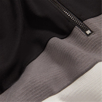 Black - Back - Ted Baker Mens Quarter Zip Fleece Top
