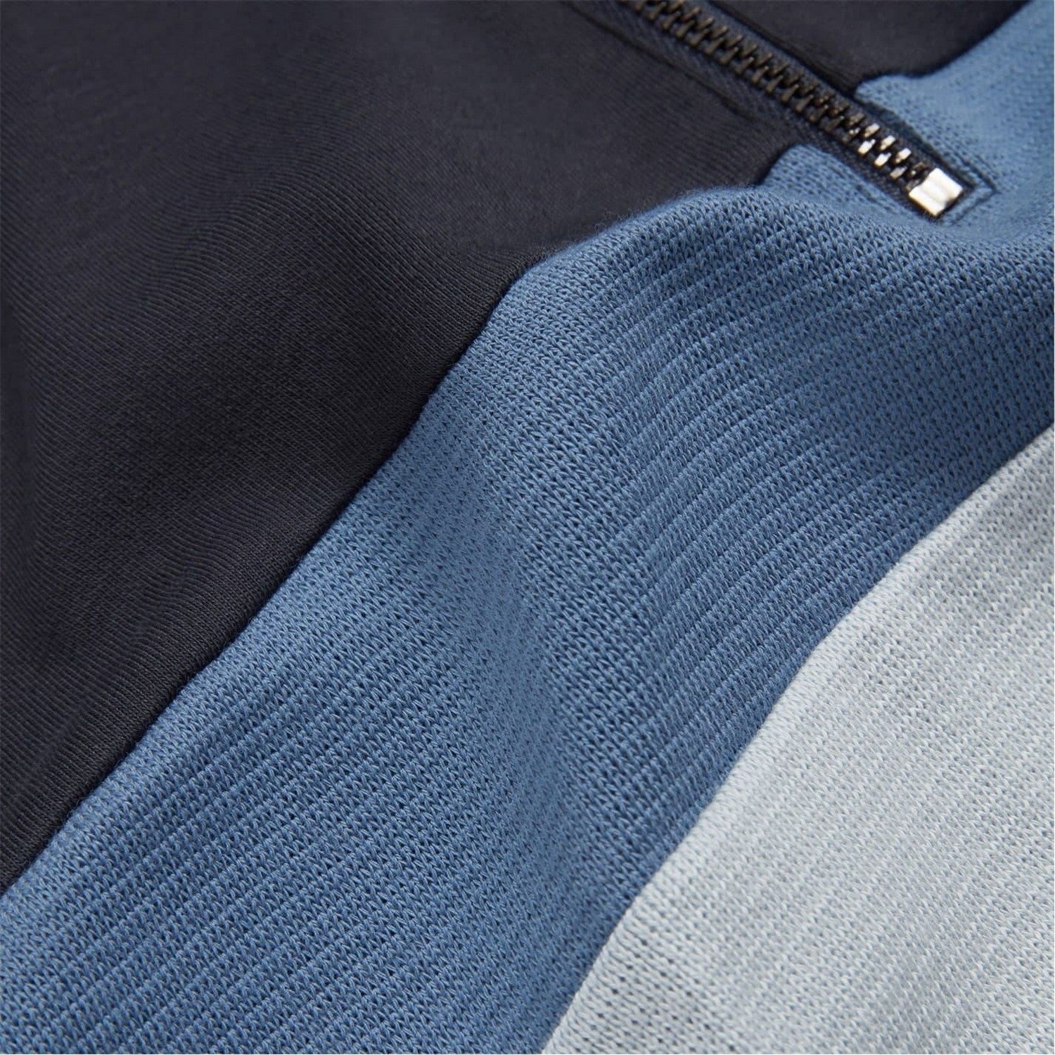 Navy - Back - Ted Baker Mens Quarter Zip Fleece Top
