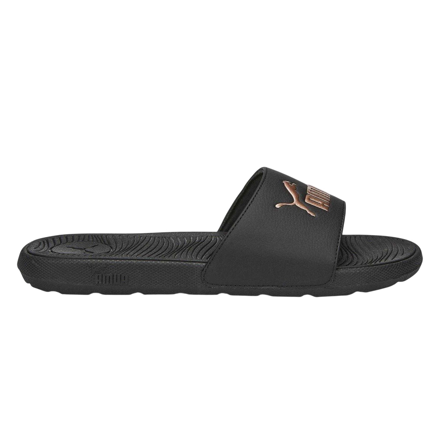 Puma Black - Front - Puma Womens-Ladies Cool Cat Flat Sliders