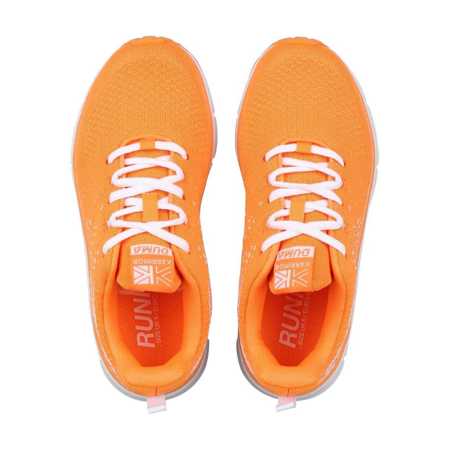 Orange-White - Lifestyle - Karrimor Boys Duma 6 Speckle Cushioned Trainers