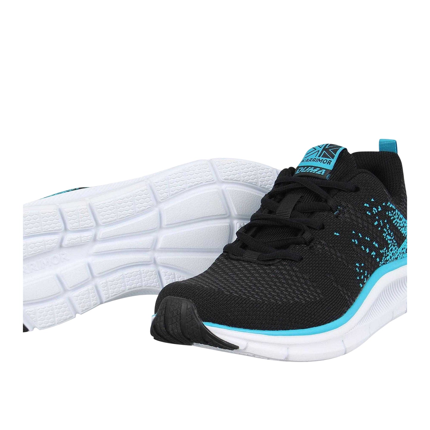Black-Cyan - Lifestyle - Karrimor Boys Duma 6 Speckle Cushioned Trainers