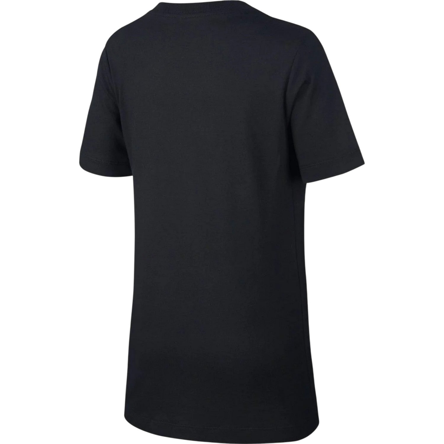 Black - Back - Nike Childrens-Kids Futura Classic Logo Regular T-Shirt