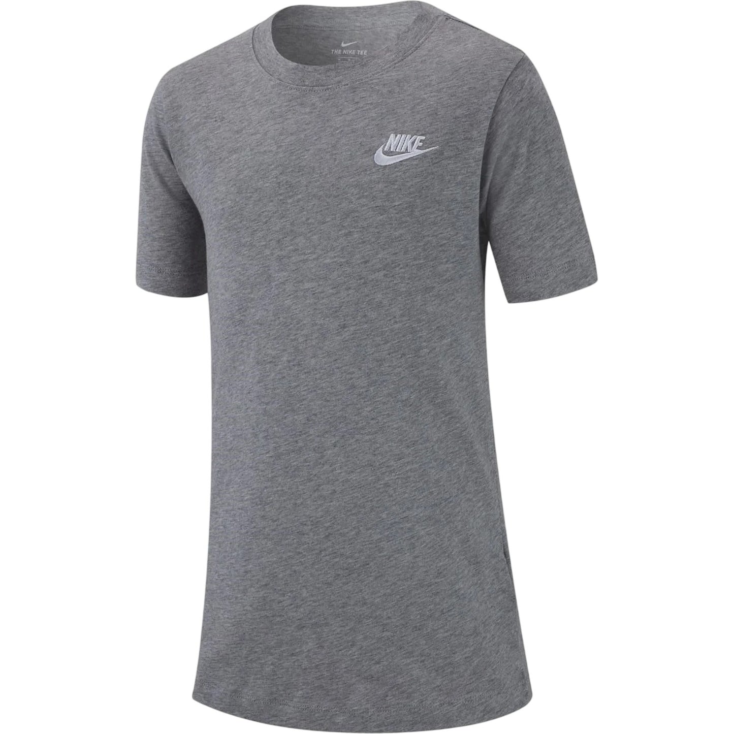 Grey - Front - Nike Childrens-Kids Futura Classic Logo Regular T-Shirt