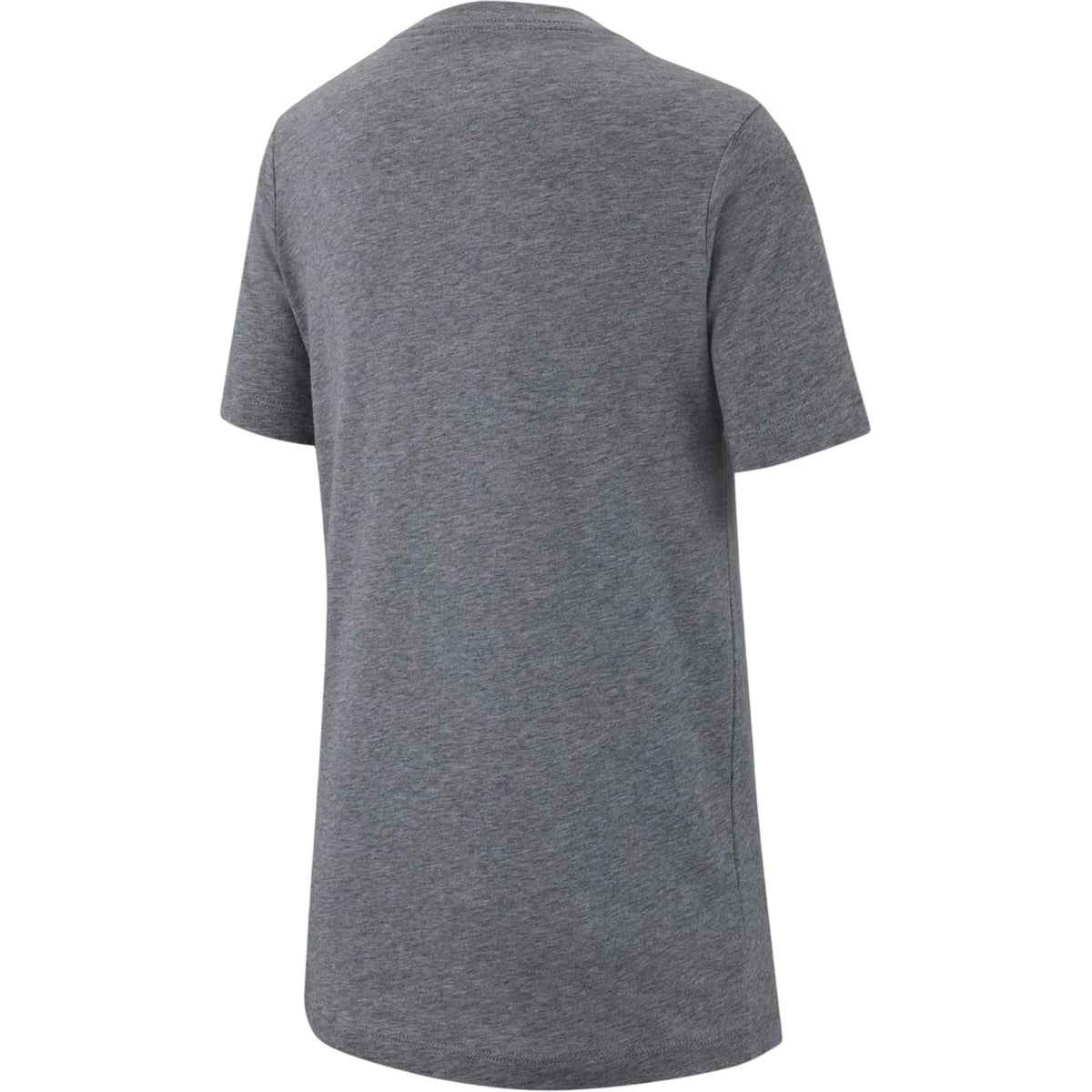 Grey - Back - Nike Childrens-Kids Futura Classic Logo Regular T-Shirt