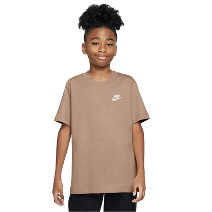 Hemp - Side - Nike Childrens-Kids Futura Classic Logo Regular T-Shirt