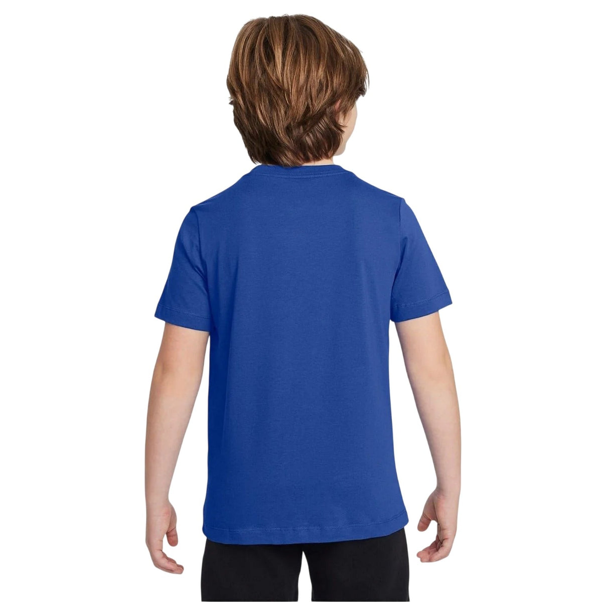 Navy - Back - Nike Childrens-Kids Futura Classic Logo Regular T-Shirt