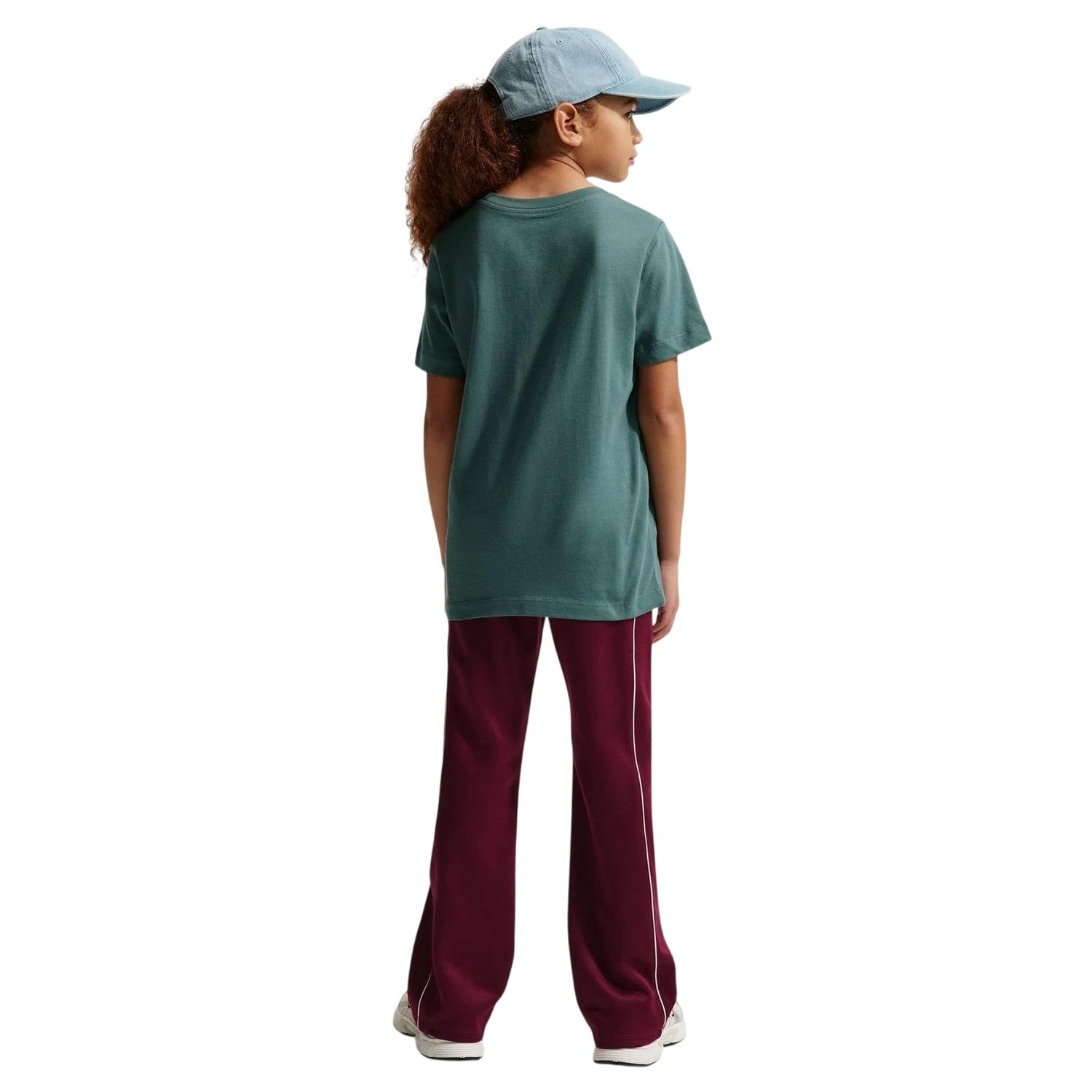 Slate Grey - Back - Nike Childrens-Kids Futura Classic Logo Regular T-Shirt