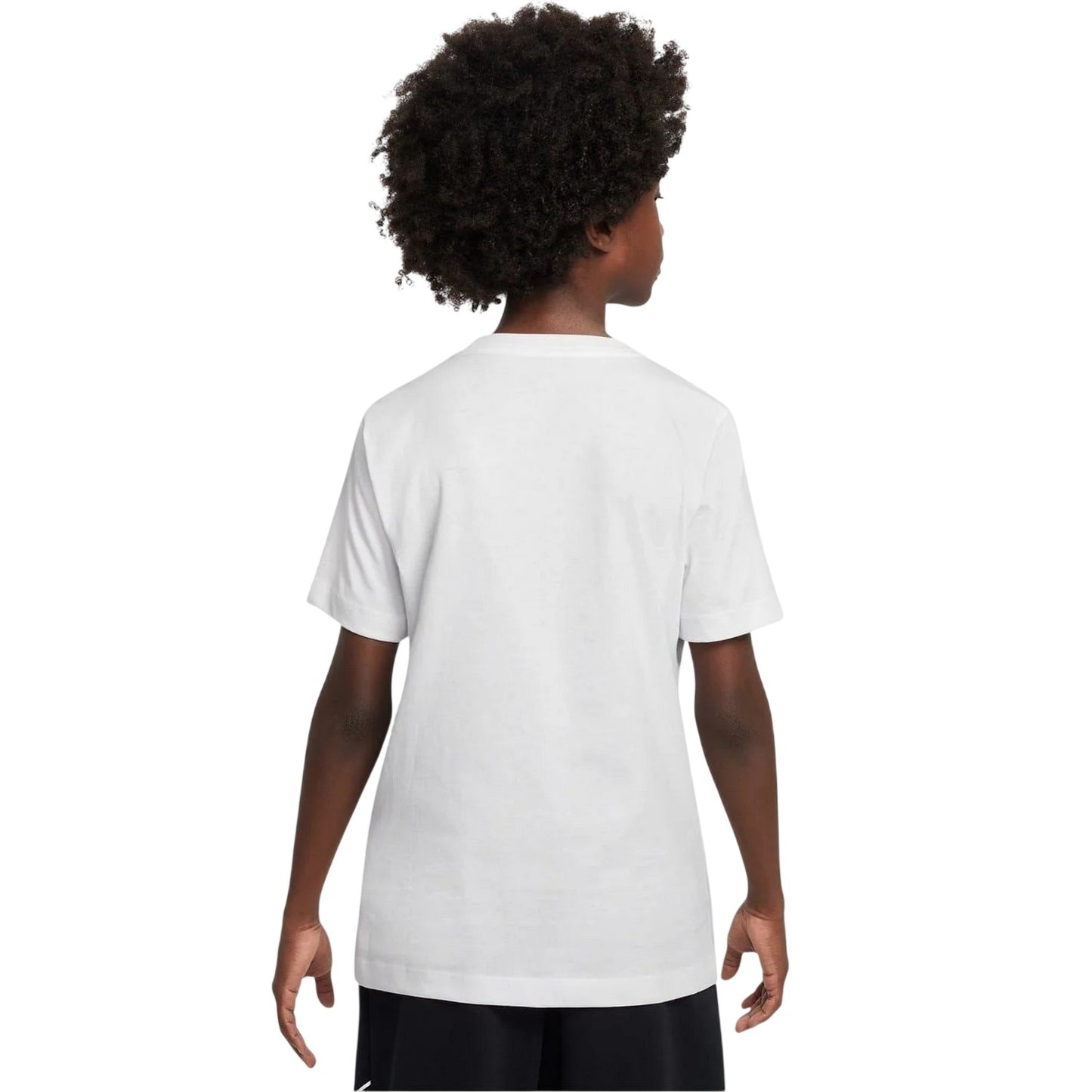 White - Back - Nike Childrens-Kids Futura Classic Logo Regular T-Shirt