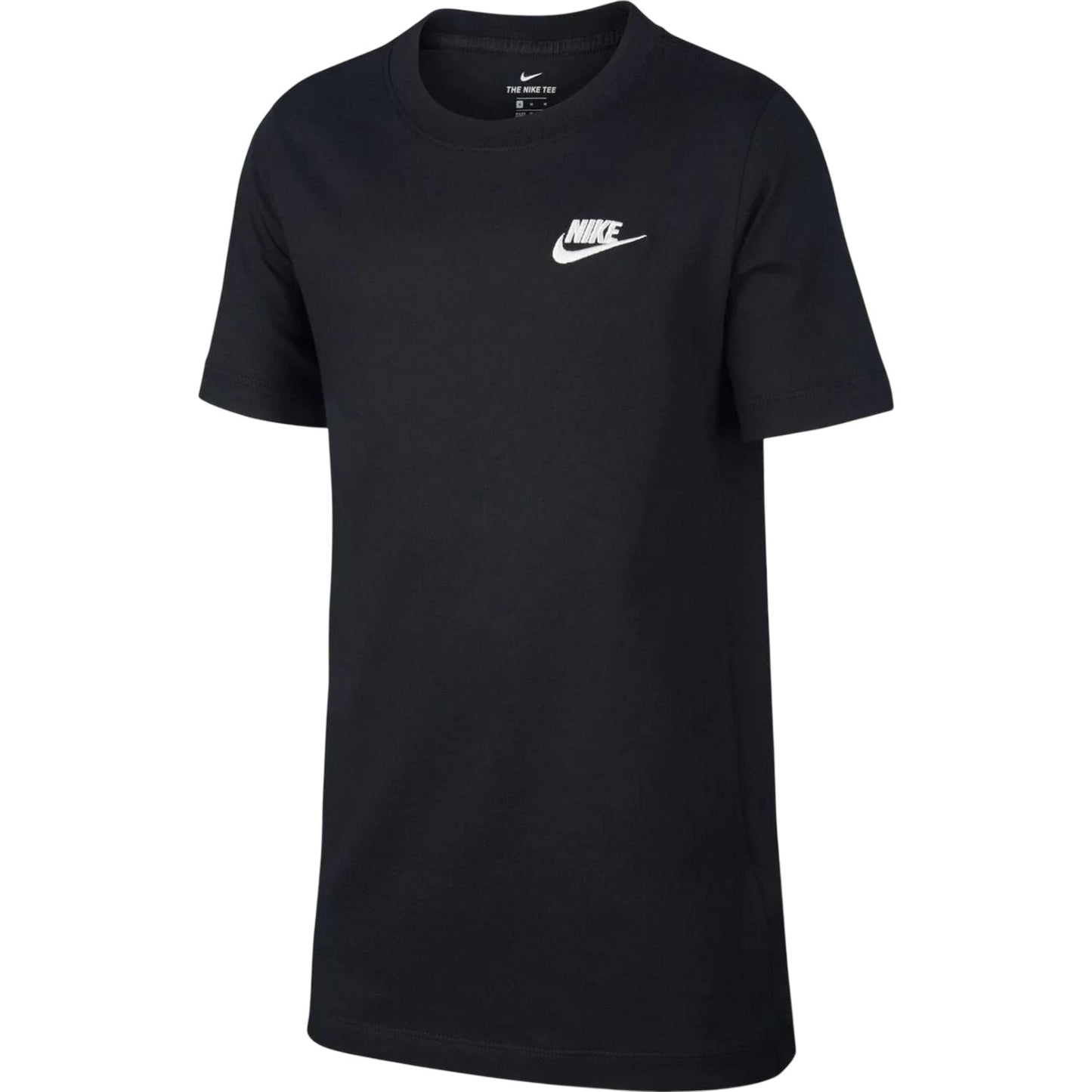 Black - Front - Nike Childrens-Kids Futura Classic Logo Regular T-Shirt