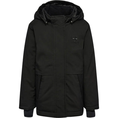 Black - Front - Hummel Childrens-Kids Lurban Parka