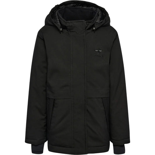 Black - Front - Hummel Childrens-Kids Lurban Parka