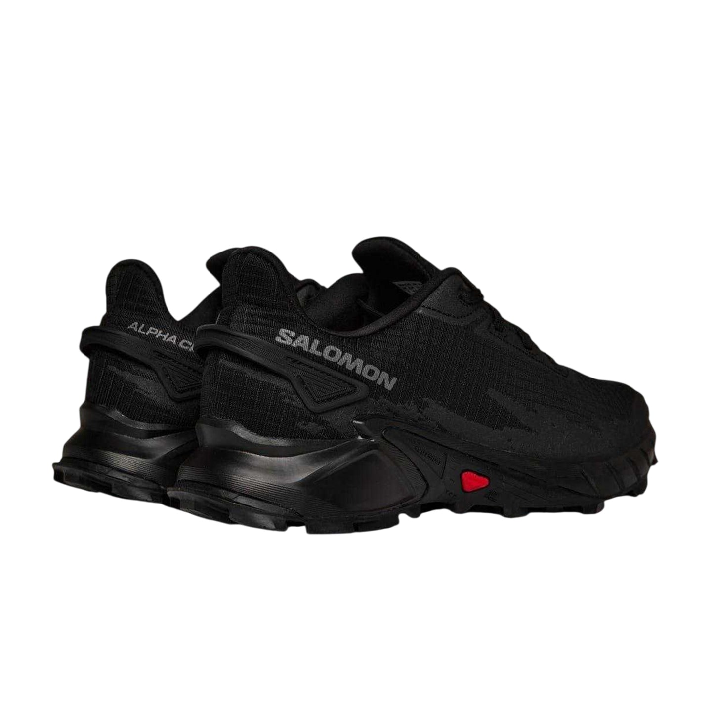 Black - Back - Salomon Womens-Ladies Alphacross 5 Running Shoes