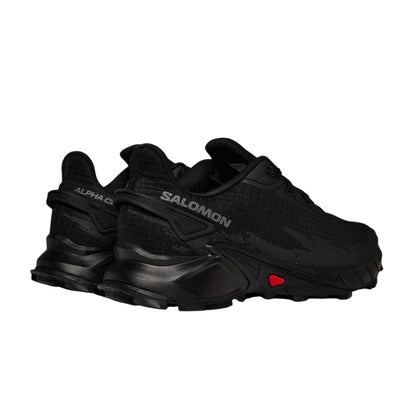 Black - Back - Salomon Womens-Ladies Alphacross 5 Running Shoes