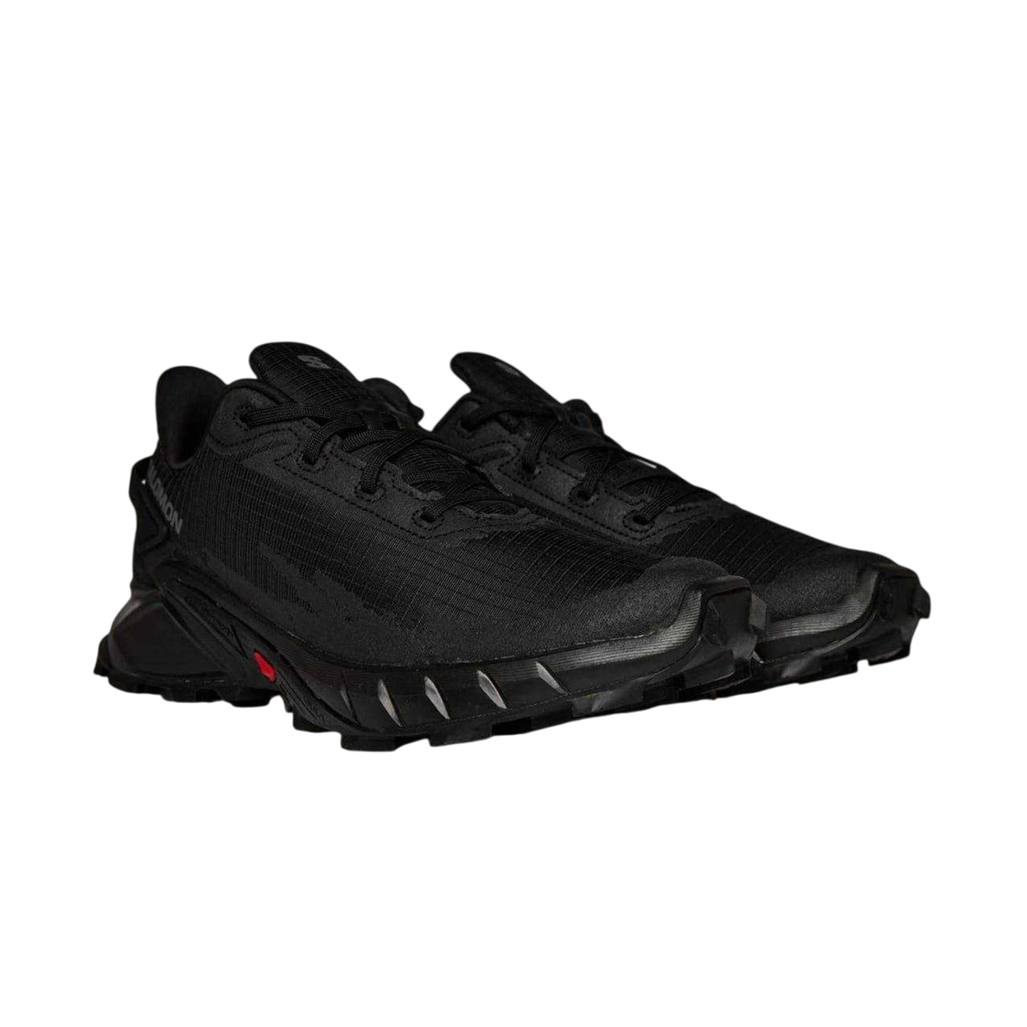 Black - Front - Salomon Womens-Ladies Alphacross 5 Running Shoes