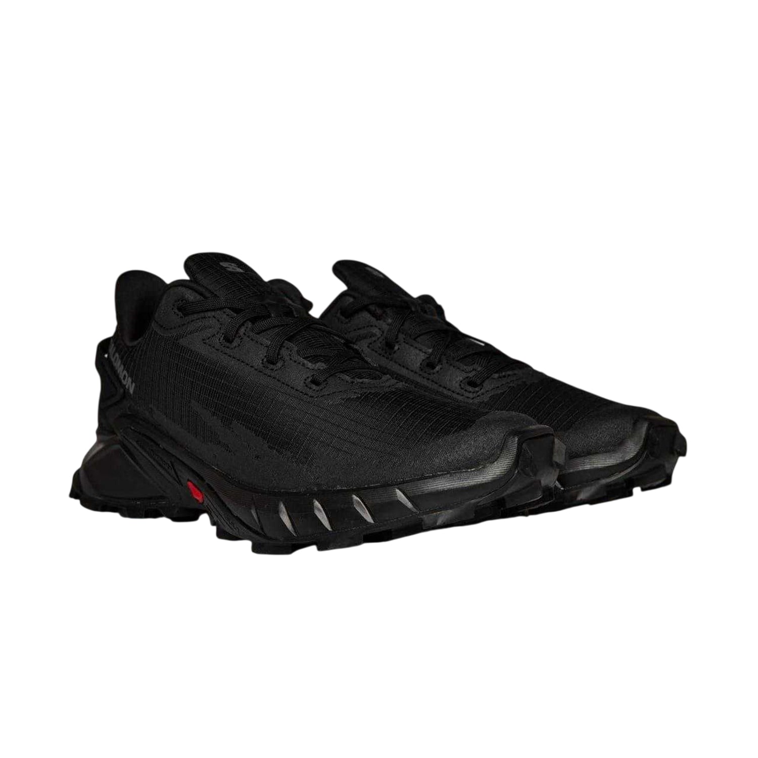 Black - Front - Salomon Womens-Ladies Alphacross 5 Running Shoes