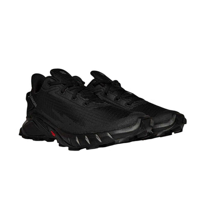 Black - Front - Salomon Womens-Ladies Alphacross 5 Running Shoes