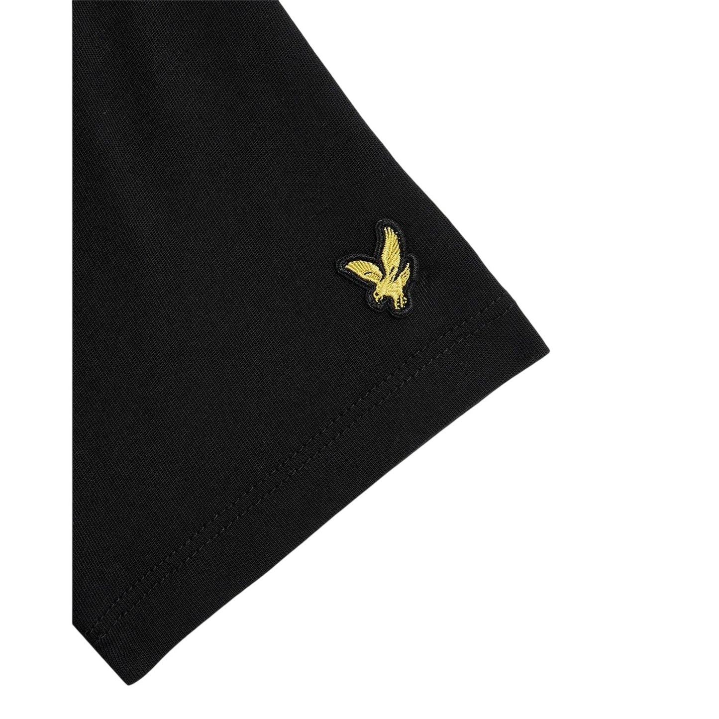 Black - Lifestyle - Lyle & Scott Childrens-Kids Full Logo Regular T-Shirt