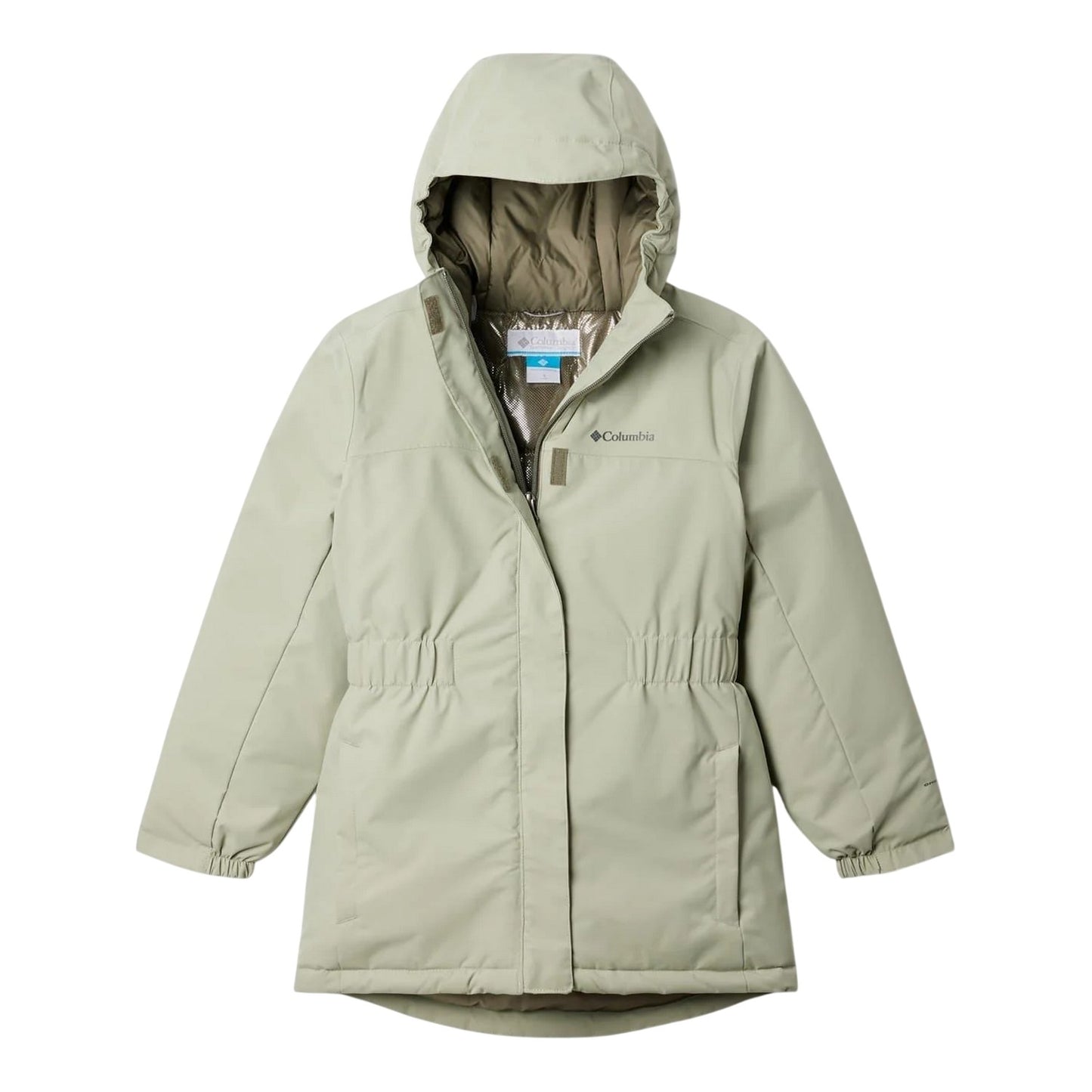 Green - Front - Columbia Boys Insulated Hiking Hooded Jacket