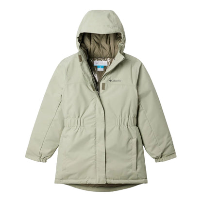 Green - Front - Columbia Boys Insulated Hiking Hooded Jacket