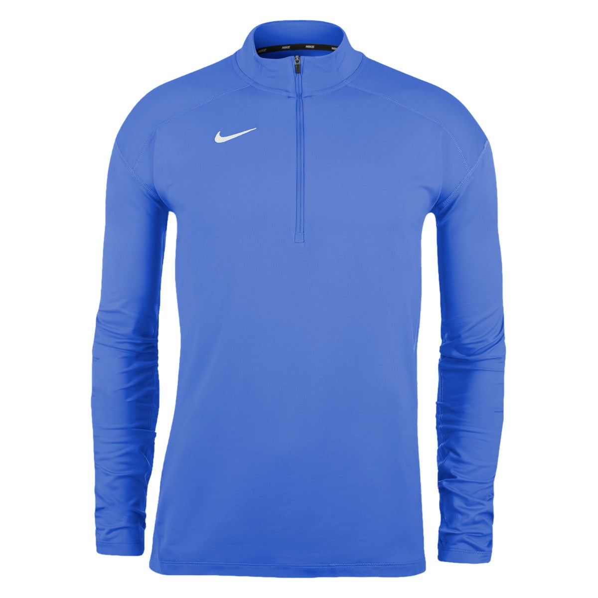 Royal Blue - Front - Nike Mens Dry Element Funnel Neck Running Top