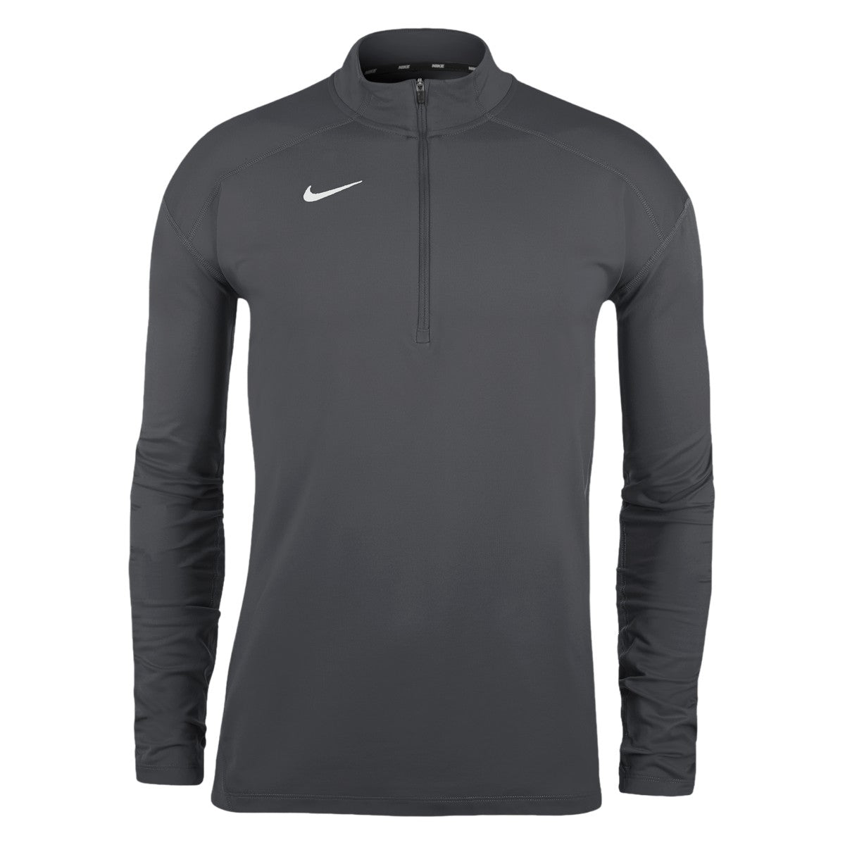Anthracite - Front - Nike Mens Dry Element Funnel Neck Running Top