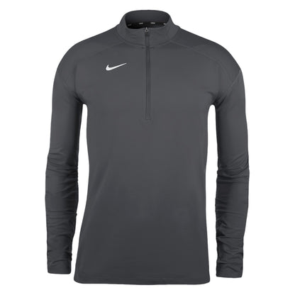 Anthracite - Front - Nike Mens Dry Element Funnel Neck Running Top