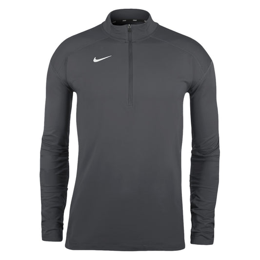 Anthracite - Front - Nike Mens Dry Element Funnel Neck Running Top