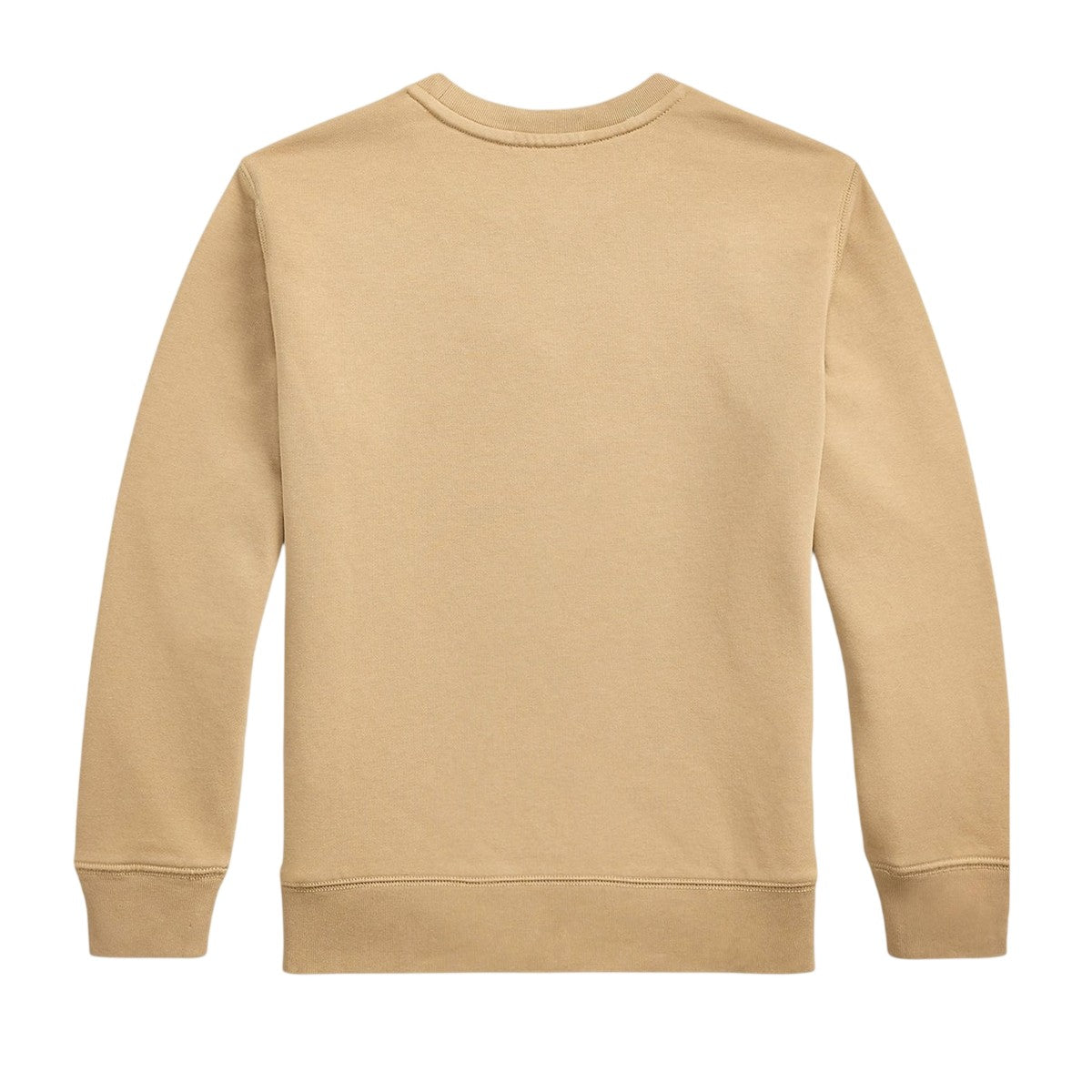 Vintage Khaki - Back - Ralph Lauren Childrens-Kids Logo Ribbed Regular Sweatshirt