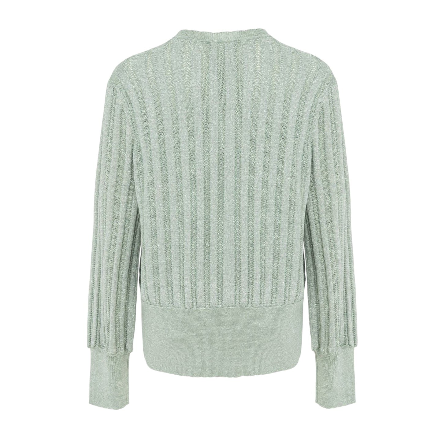 Grey - Back - Miso Womens-Ladies Viscose Jumper