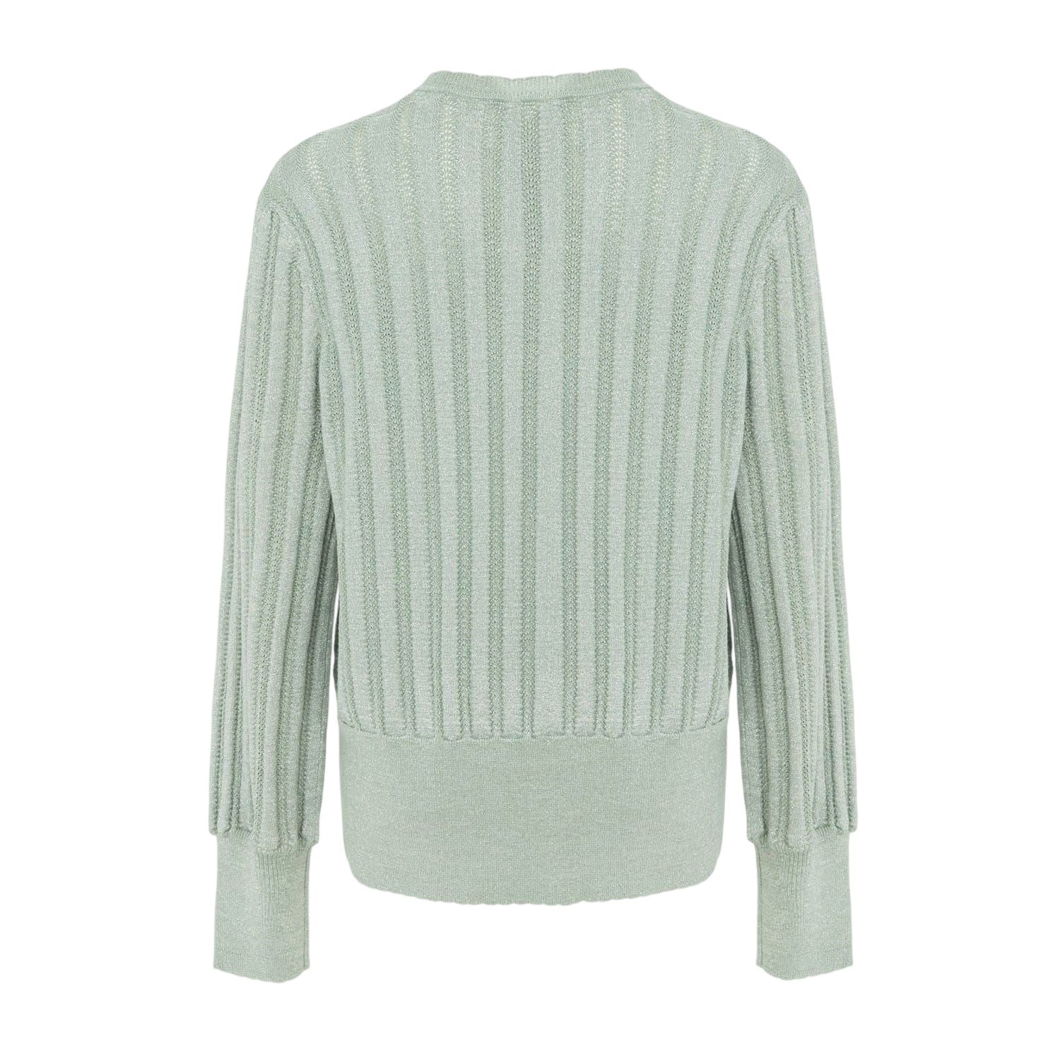 Grey - Back - Miso Womens-Ladies Viscose Jumper