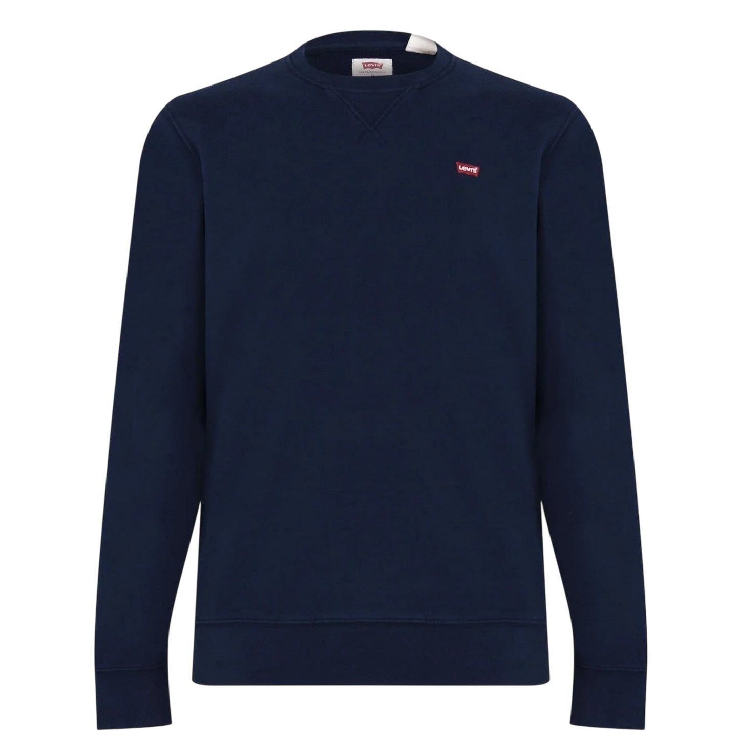 Dress Blue - Front - Levis Mens Original Crew Neck Sweatshirt