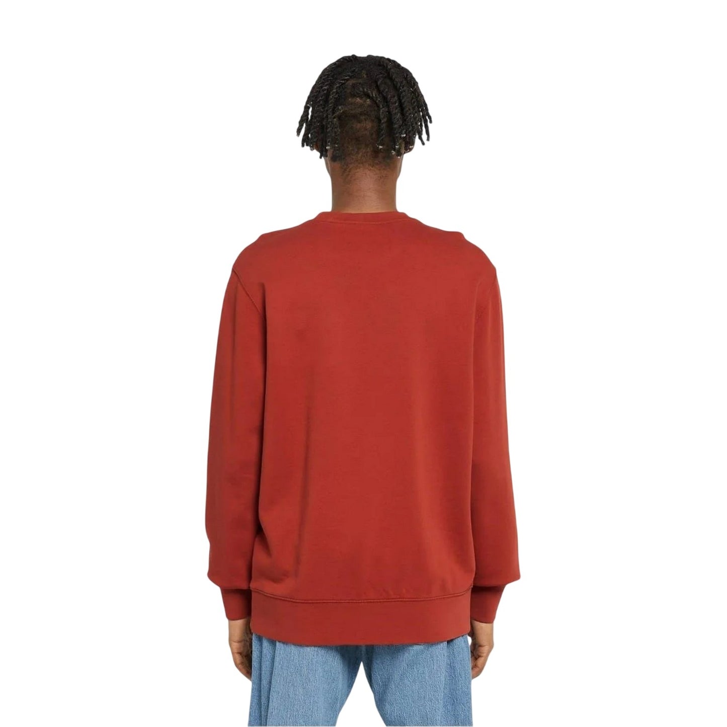 Red - Back - Levis Mens Original Crew Neck Sweatshirt