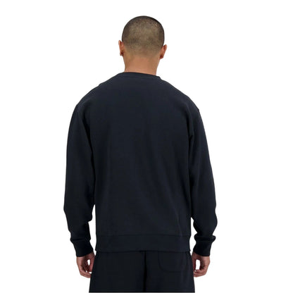 Black - Back - New Balance Mens Crew Neck Regular Sweatshirt