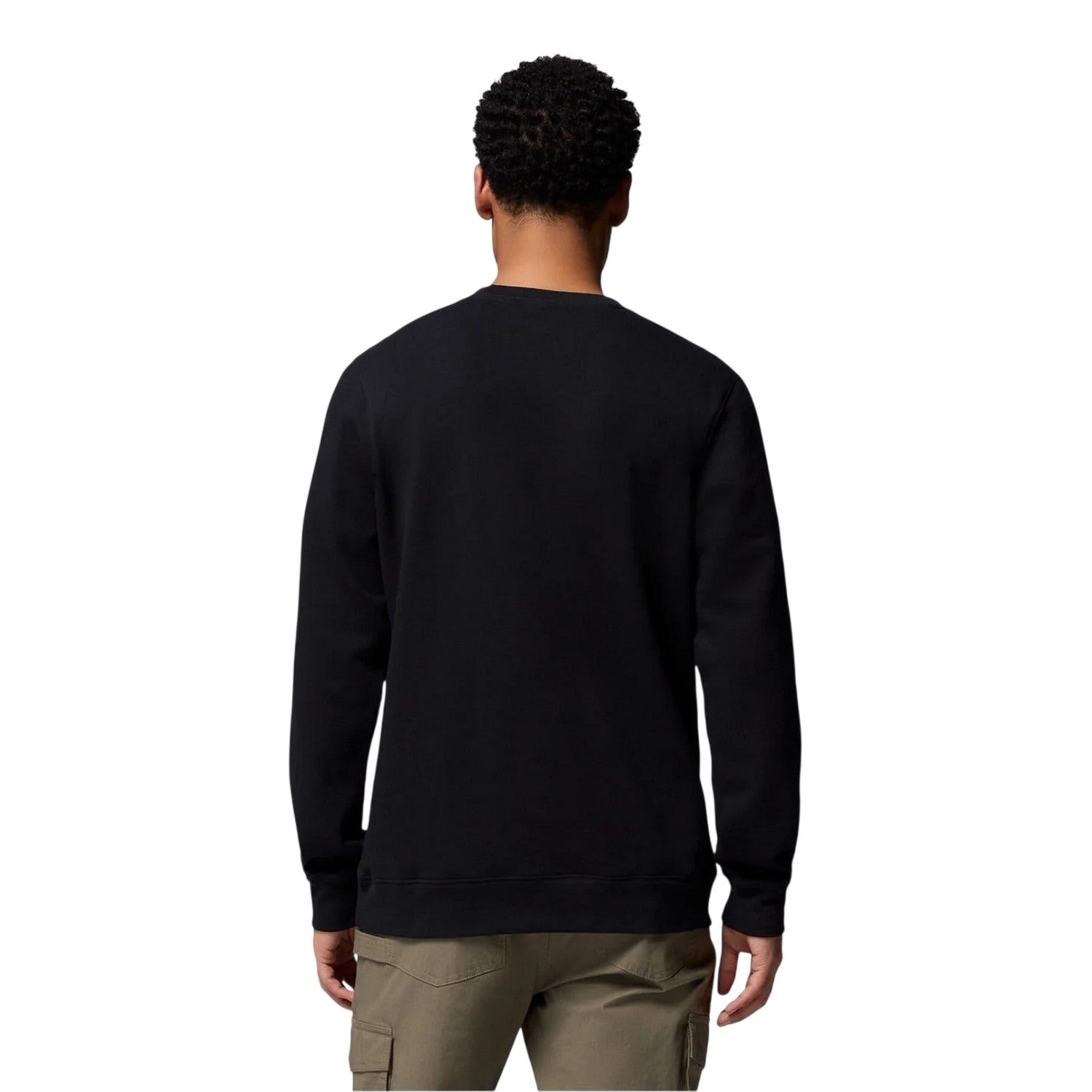 Black - Back - Columbia Mens Trek Crew Neck Sweatshirt