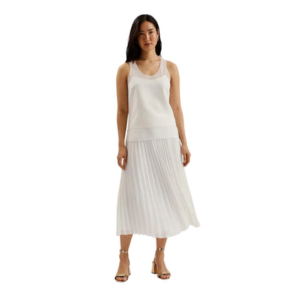 Ivory - Lifestyle - Ted Baker Womens-Ladies Sleeveless Tank Top