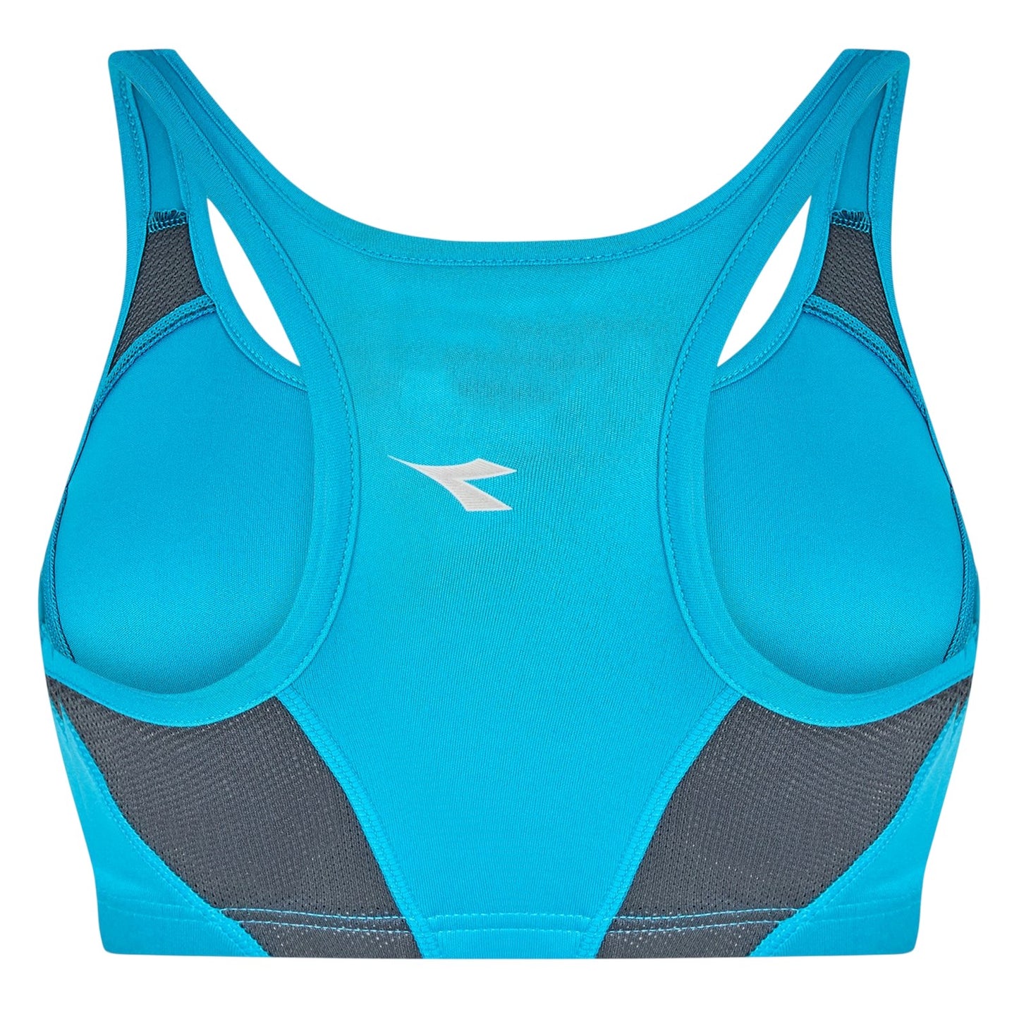 Fluorescent Blue - Back - Diadora Womens-Ladies Scoop Neck Sports Bra