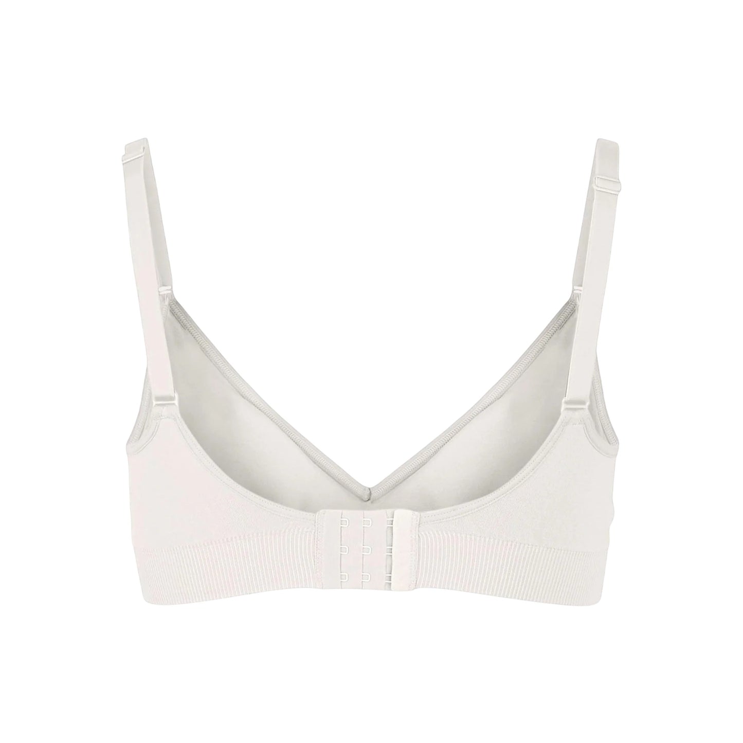 Snow White - Back - Mamalicious Womens-Ladies Plain Ruched Maternity Bra