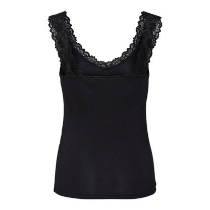 Black - Back - Vero Moda Womens-Ladies Rosa Sleeveless Camisole