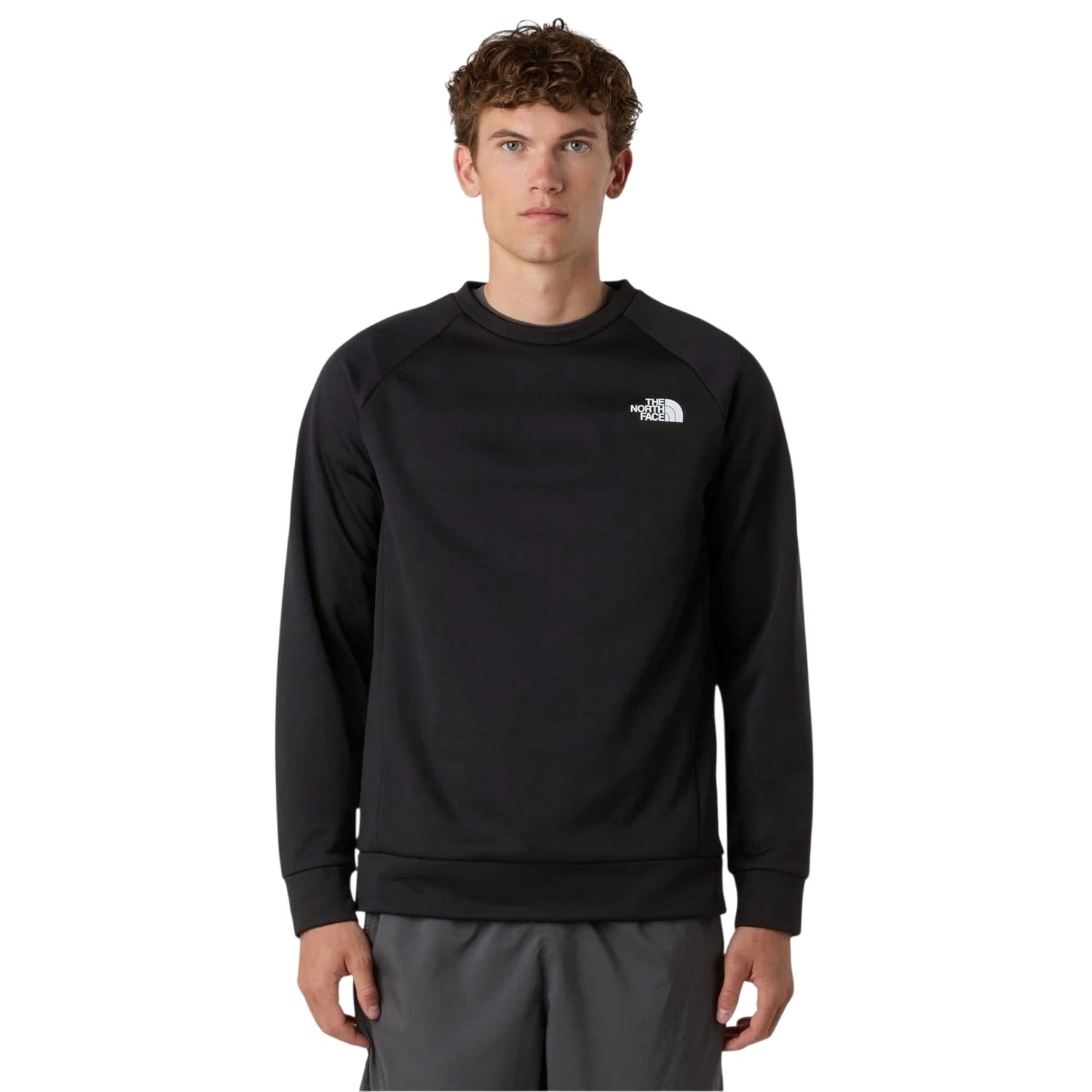 Black - Side - The North Face Mens Reaxion 2.0 Raglan Sweatshirt