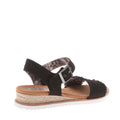 Black - Back - Skechers Womens-Ladies BOBS Desert Kiss - Adobe Princess Sandals