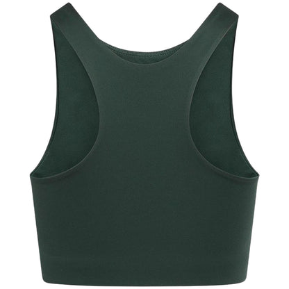 Moss - Back - Girlfriend Collective Womens-Ladies Dylan High-Neck Sleeveless Sports Bra