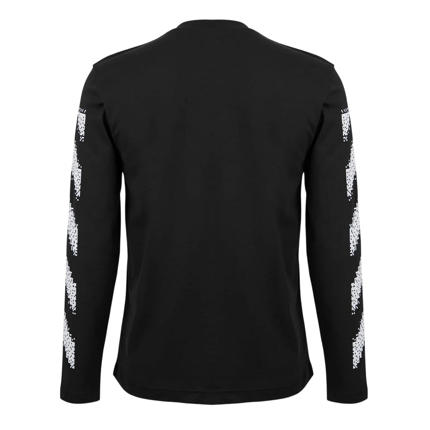 Black-White - Back - Off White Mens Crew Neck Regular T-Shirt