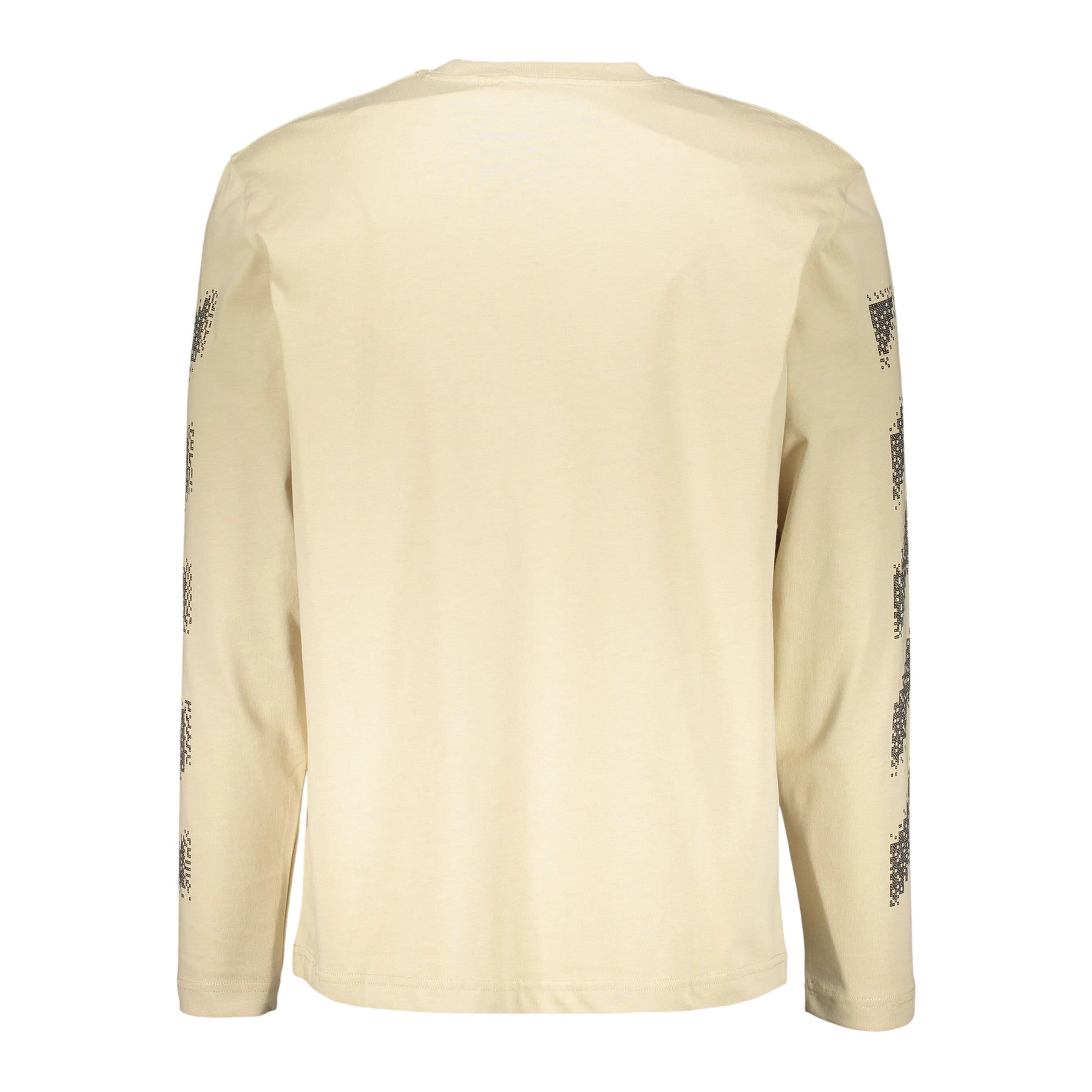Brown-Black - Back - Off White Mens Crew Neck Regular T-Shirt