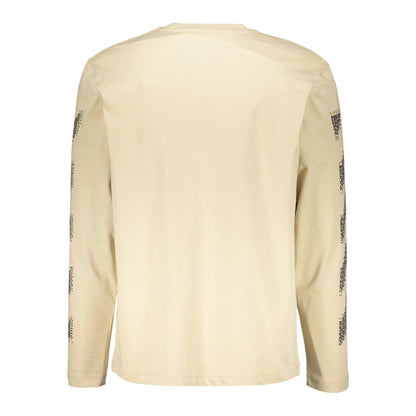 Brown-Black - Back - Off White Mens Crew Neck Regular T-Shirt