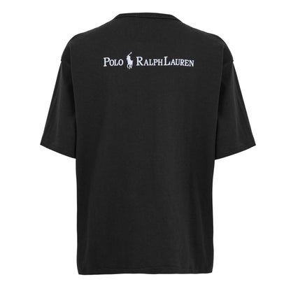 Deep Grey - Back - Ralph Lauren Mens Logo Polycotton T-Shirt