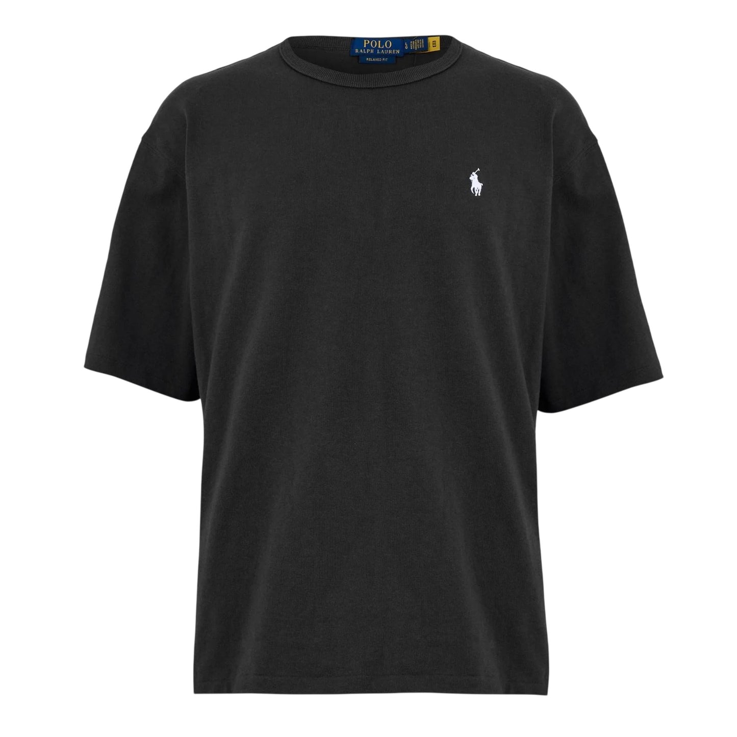 Deep Grey - Front - Ralph Lauren Mens Logo Polycotton T-Shirt