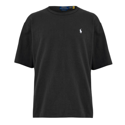 Deep Grey - Front - Ralph Lauren Mens Logo Polycotton T-Shirt