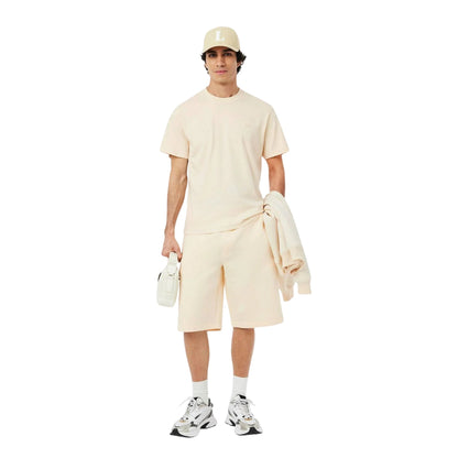 Cream - Lifestyle - Lacoste Mens Paris Logo Cotton T-Shirt