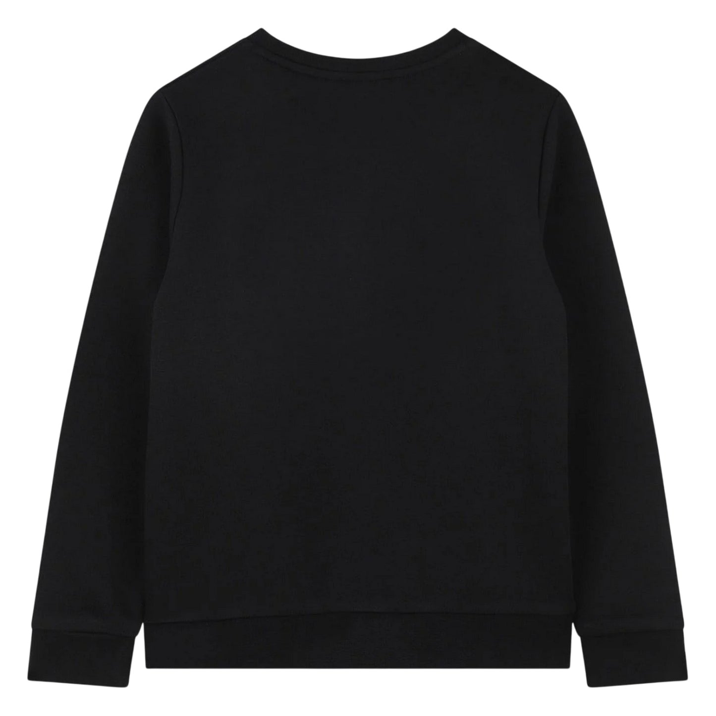 Black - Back - Boss Childrens-Kids Logo Crew Neck Regular Sweatshirt