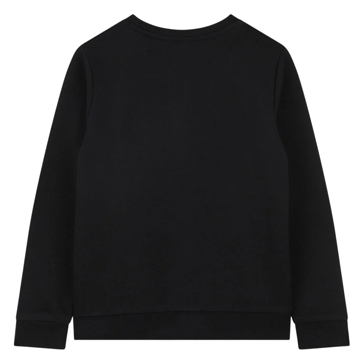Black - Back - Boss Childrens-Kids Logo Crew Neck Regular Sweatshirt